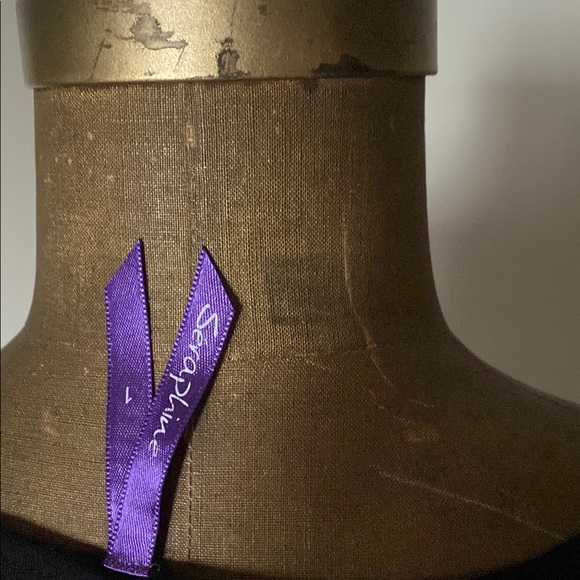 Maternity Elegant Black Dress. - Picture 2 of 6